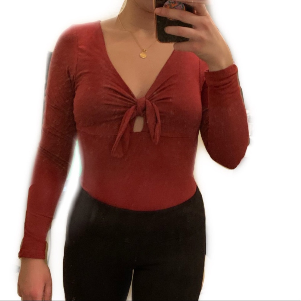 Long sleeve bodysuit - good condition - size small